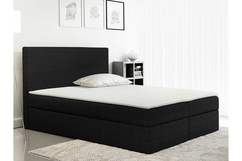 Pries Sengeramme 180x200 cm - Svart - Møbler - Senger - Sengeramme & sengestamme