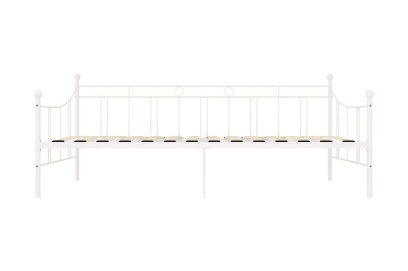 Ramme til dagseng hvit metall 90x200 cm - Møbler - Senger - Sengeramme & sengestamme