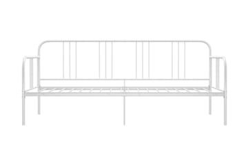 Ramme til sovesofa hvit metall 90x200 cm - Hvit - Møbler - Senger - Sengeramme & sengestamme