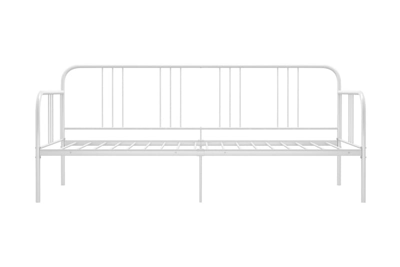 Ramme til sovesofa hvit metall 90x200 cm - Hvit - Møbler - Senger - Sengeramme & sengestamme