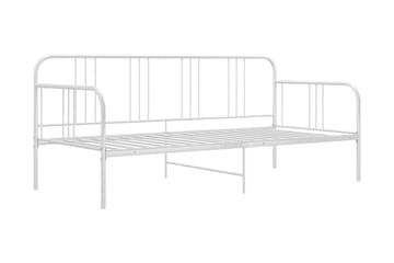 Ramme til sovesofa hvit metall 90x200 cm - Hvit - Møbler - Senger - Sengeramme & sengestamme