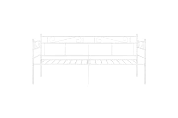 Ramme til sovesofa hvit metall 90x200 cm - Hvit - Møbler - Senger - Sengeramme & sengestamme