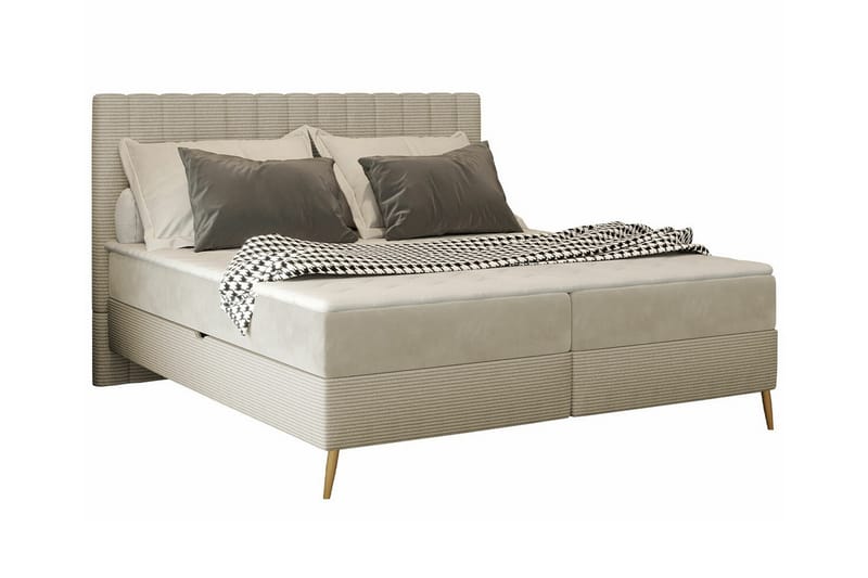 Rathkeale Sengeramme 160x200 cm - Beige - Møbler - Senger - Sengeramme & sengestamme