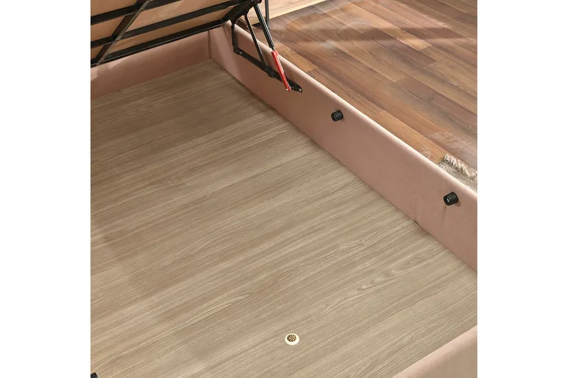 Reghum Sengeramme med Sengegavl 160x200 cm - Lysebrun - Møbler - Senger - Sengeramme & sengestamme