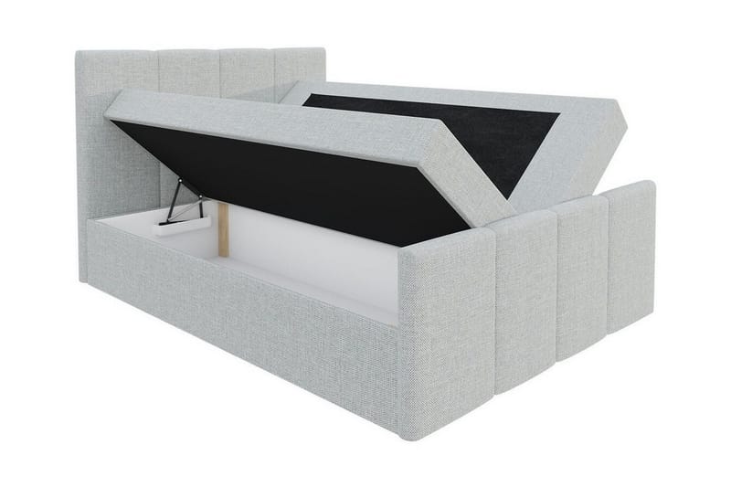 Ripon Sengeramme 140x200 cm i Kunstlær med Fasthetsgrad Medium - Svart - Møbler - Senger - Sengeramme & sengestamme