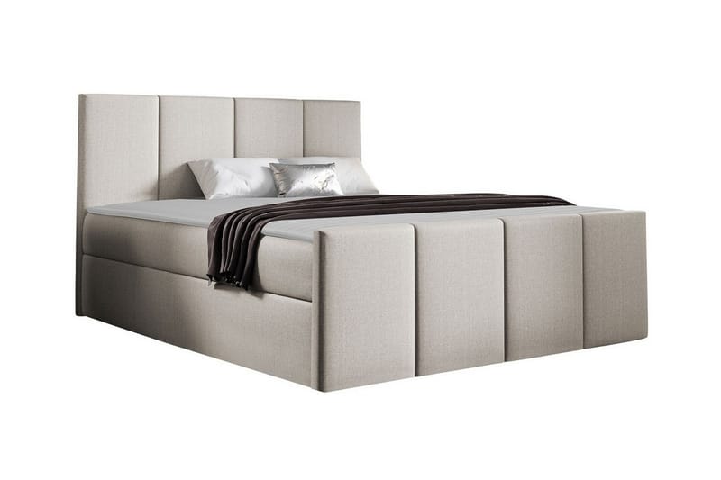 Ripon Sengeramme 160x200 cm - Beige - Sengeramme & sengestamme