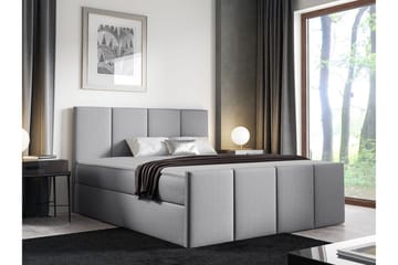 Ripon Sengeramme 160x200 cm - Lysegrå - Møbler - Senger - Sengeramme & sengestamme