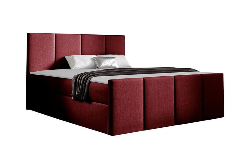 Ripon Sengeramme 180x200 cm - Mørkerød - Møbler - Senger - Sengeramme & sengestamme