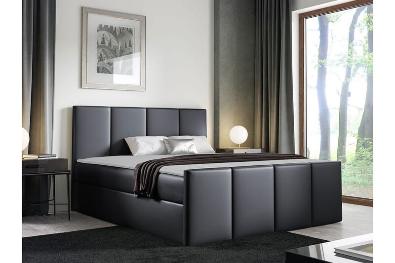 Ripon Sengeramme 180x200 cm - Svart - Møbler - Senger - Sengeramme & sengestamme