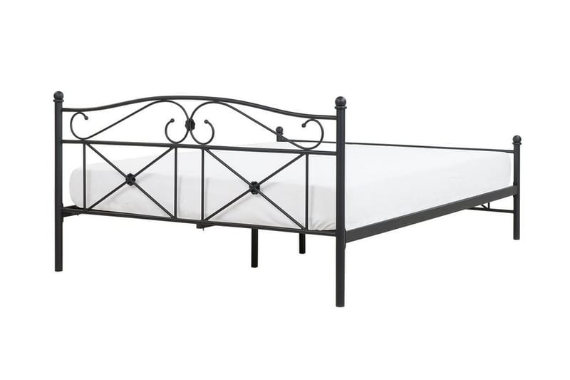 Rodez Dobbeltseng 160 | 200 cm - Svart - Møbler - Senger - Sengeramme & sengestamme