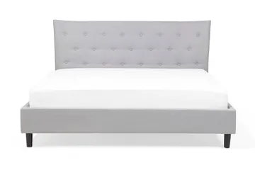 Saverne Dobbeltseng 160 | 200 cm - Grå - Møbler - Senger - Sengeramme & sengestamme