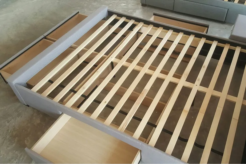 Seng CAREN med 4 skuffer 160x200 cm uten madrass - Møbler - Senger - Sengeramme & sengestamme