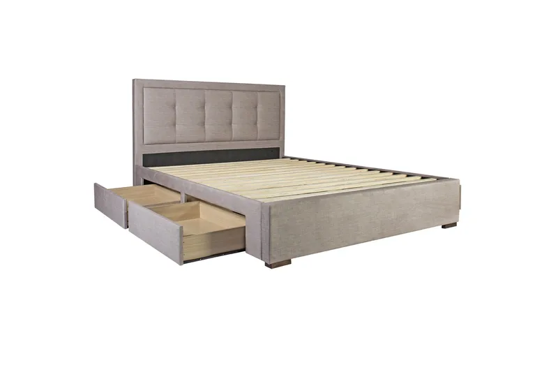 Seng DUKE med 4 skuffer 160x200cm uten madrass - Møbler - Senger - Sengeramme & sengestamme