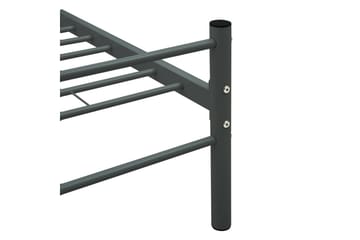Sengeramme grå metall 120x200 cm - Møbler - Senger - Sengeramme & sengestamme