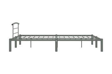 Sengeramme grå metall 120x200 cm - Møbler - Senger - Sengeramme & sengestamme