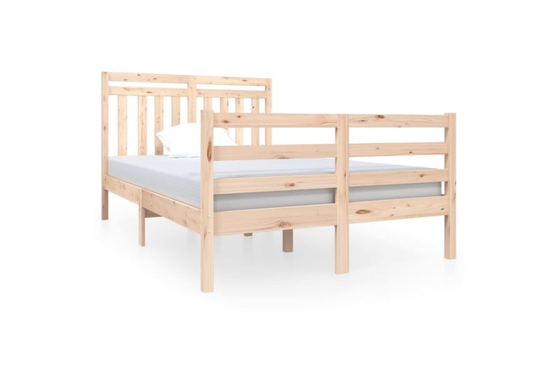Sengeramme heltre 120x190 cm 4FT Small Double - Brun - Møbler - Senger - Sengeramme & sengestamme