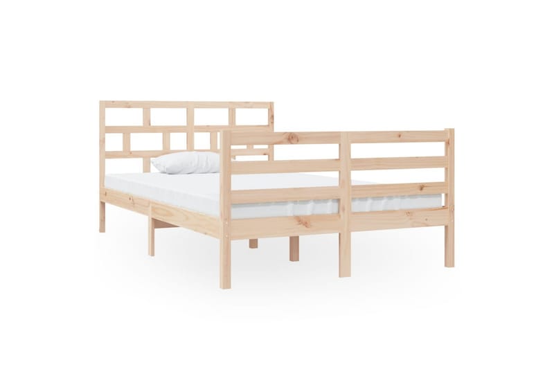 Sengeramme heltre 120x190 cm 4FT Small Double - Brun - Møbler - Senger - Sengeramme & sengestamme