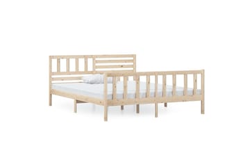 Sengeramme heltre 120x200 cm - Brun - Møbler - Senger - Sengeramme & sengestamme