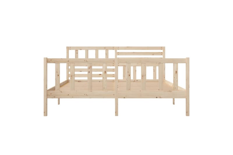 Sengeramme heltre 120x200 cm - Brun - Møbler - Senger - Sengeramme & sengestamme