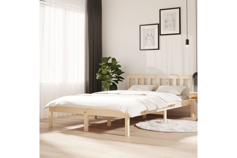 Sengeramme heltre 120x200 cm - Brun - Møbler - Senger - Sengeramme & sengestamme