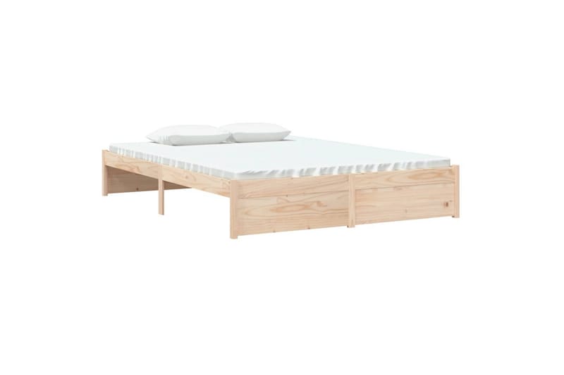 Sengeramme heltre 135x190 cm 4FT6 Double - Brun - Sengeramme & sengestamme