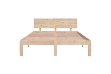Sengeramme heltre 135x190 cm 4FT6 Double - Brun - Møbler - Senger - Sengeramme & sengestamme