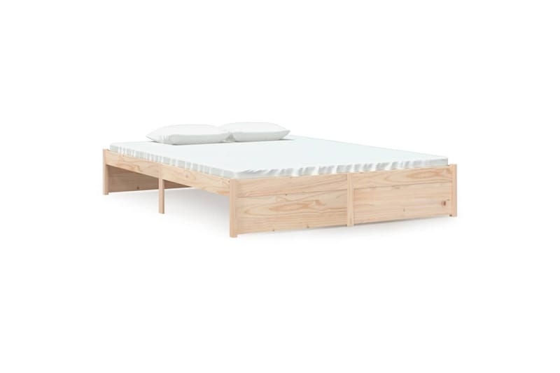 Sengeramme heltre 135x190 cm 4FT6 Double - Brun - Sengeramme & sengestamme