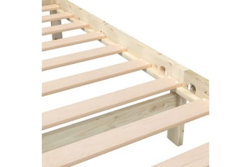 Sengeramme heltre 140x190 cm - Brun - Møbler - Senger - Sengeramme & sengestamme