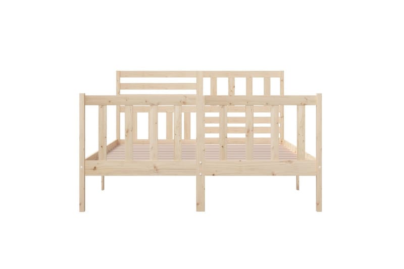 Sengeramme heltre 150x200 cm 5FT King Size - Brun - Møbler - Senger - Sengeramme & sengestamme