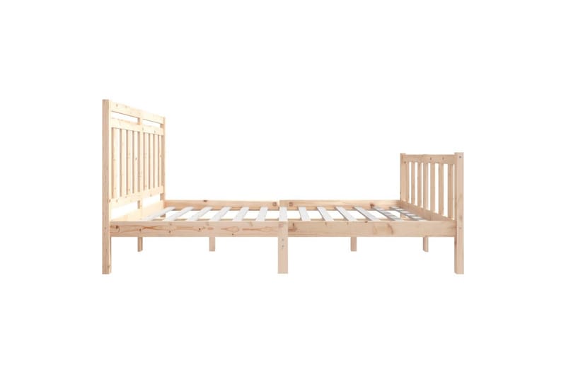 Sengeramme heltre 150x200 cm 5FT King Size - Brun - Møbler - Senger - Sengeramme & sengestamme