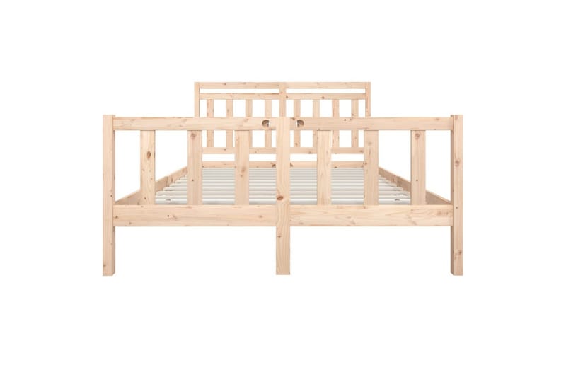 Sengeramme heltre 150x200 cm 5FT King Size - Brun - Møbler - Senger - Sengeramme & sengestamme
