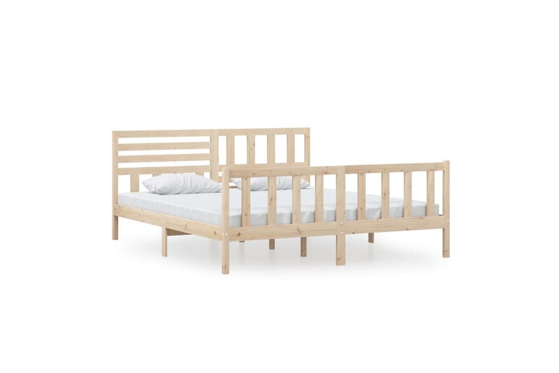 Sengeramme heltre 180x200 cm 6FT Super King - Brun - Møbler - Senger - Sengeramme & sengestamme
