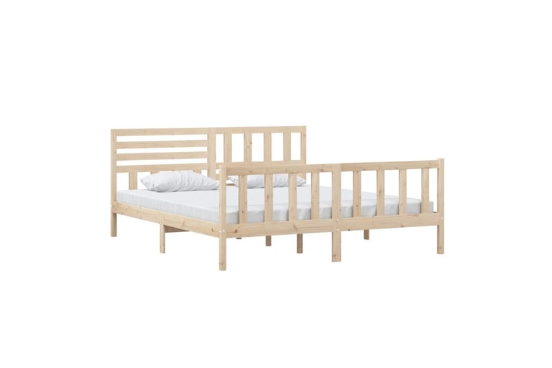 Sengeramme heltre 180x200 cm 6FT Super King - Brun - Møbler - Senger - Sengeramme & sengestamme