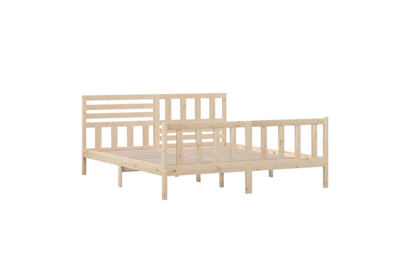 Sengeramme heltre 180x200 cm 6FT Super King - Brun - Møbler - Senger - Sengeramme & sengestamme