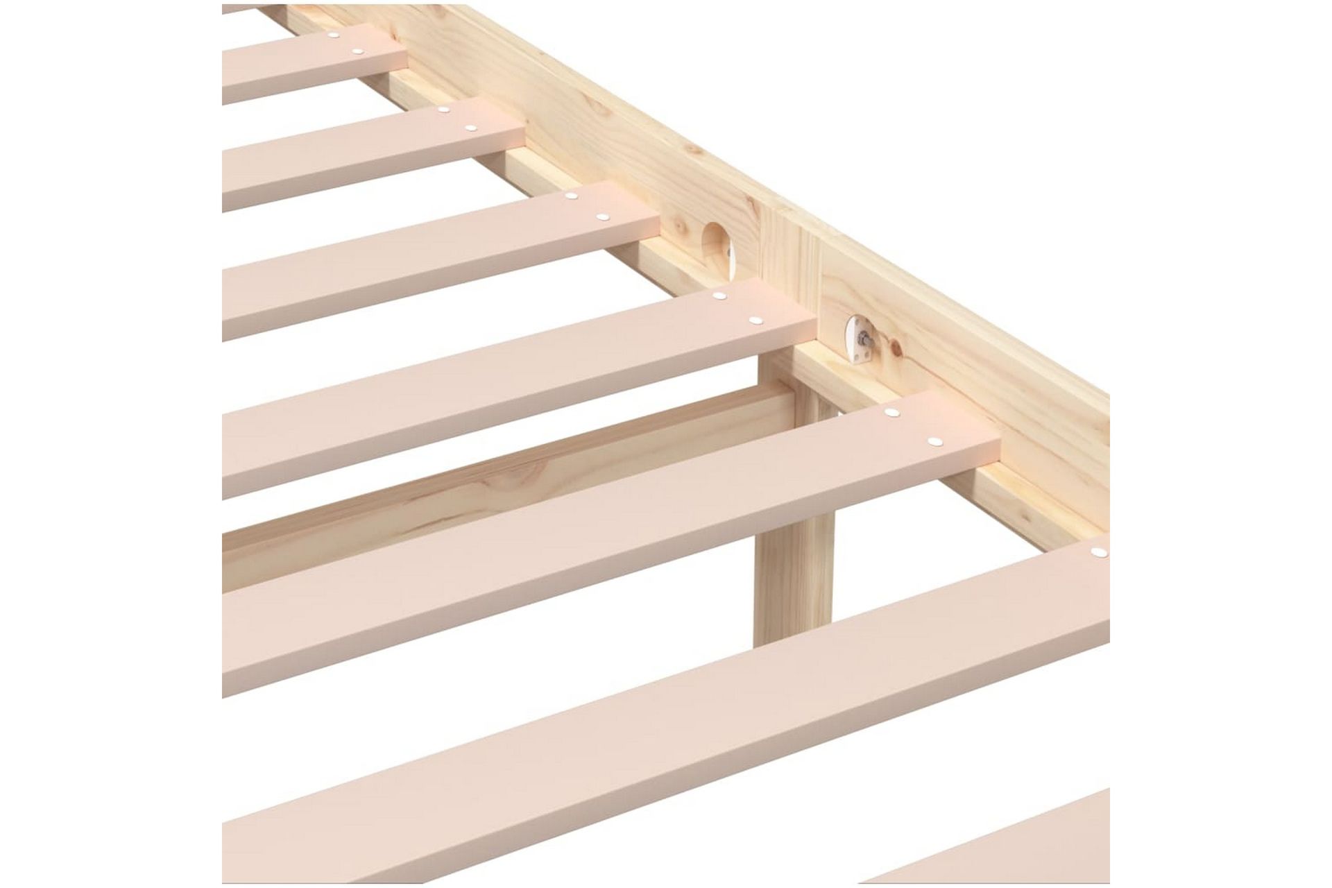 Sengeramme heltre 200x200 cm - Brun - Møbler - Senger - Sengeramme & sengestamme