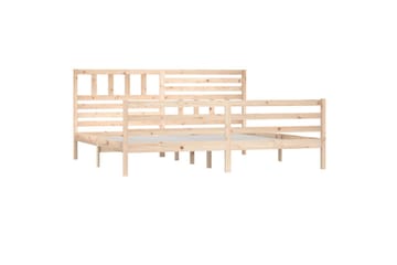 Sengeramme heltre 200x200 cm - Brun - Møbler - Senger - Sengeramme & sengestamme