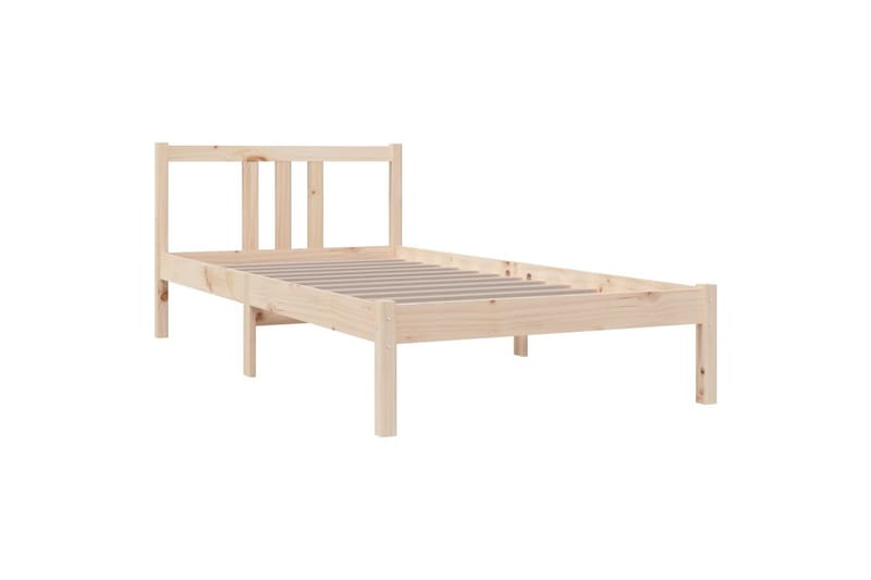Sengeramme heltre 90x190 cm 3FT Single - Brun - Møbler - Senger - Sengeramme & sengestamme