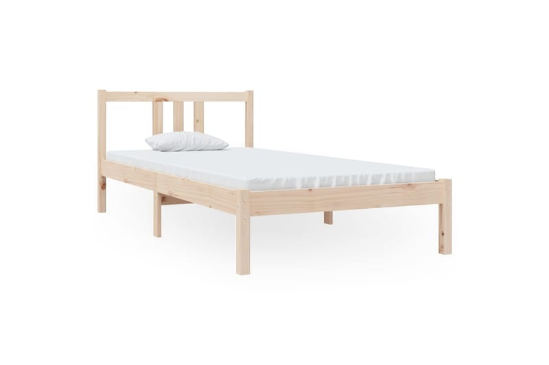 Sengeramme heltre 90x190 cm 3FT Single - Brun - Møbler - Senger - Sengeramme & sengestamme