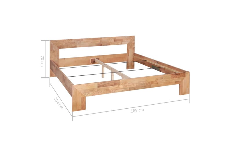 Sengeramme heltre eik 160x200 cm - Møbler - Senger - Sengeramme & sengestamme