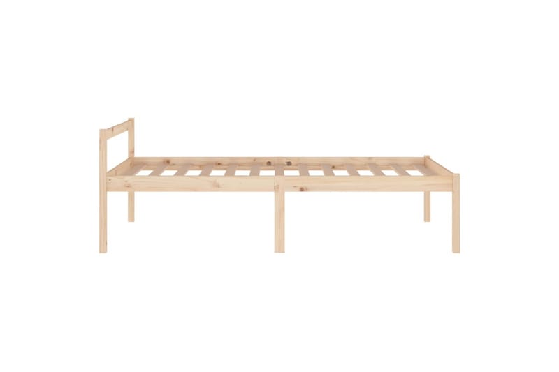 Sengeramme heltre furu 100x200 cm - Brun - Møbler - Senger - Sengeramme & sengestamme