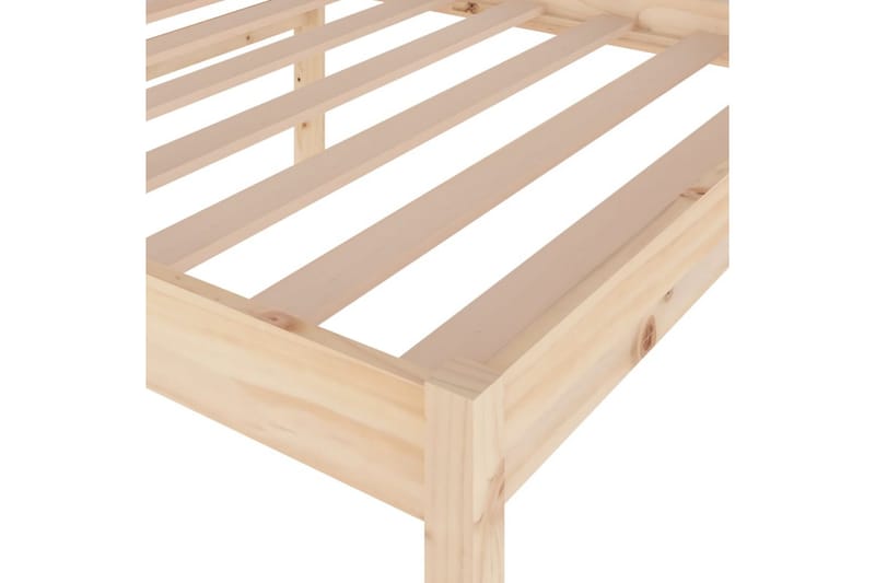 Sengeramme heltre furu 100x200 cm - Brun - Møbler - Senger - Sengeramme & sengestamme