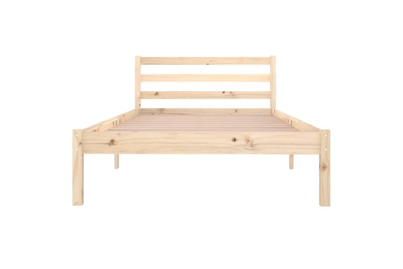 Sengeramme heltre furu 100x200 cm - Brun - Møbler - Senger - Sengeramme & sengestamme