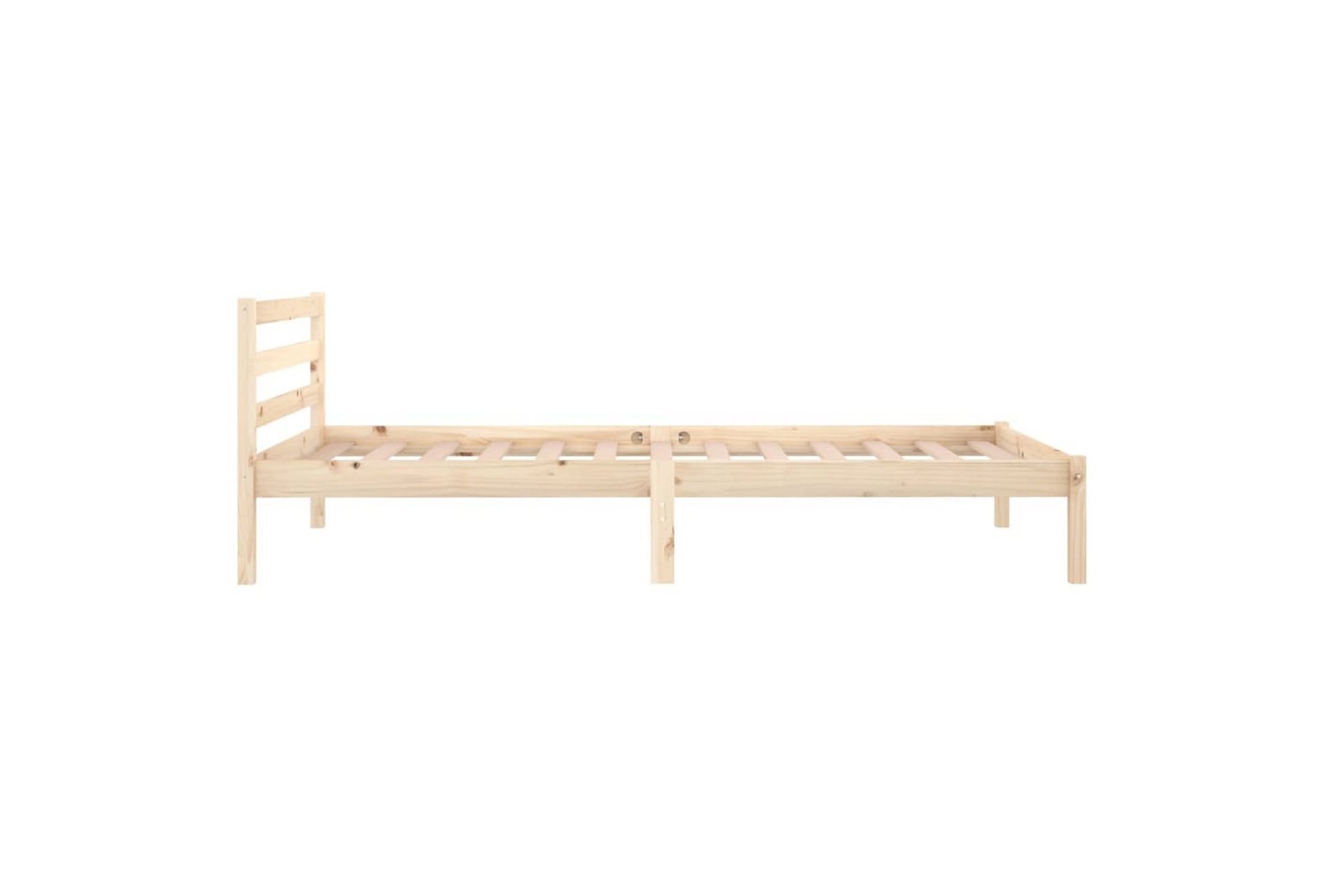 Sengeramme heltre furu 100x200 cm - Brun - Møbler - Senger - Sengeramme & sengestamme