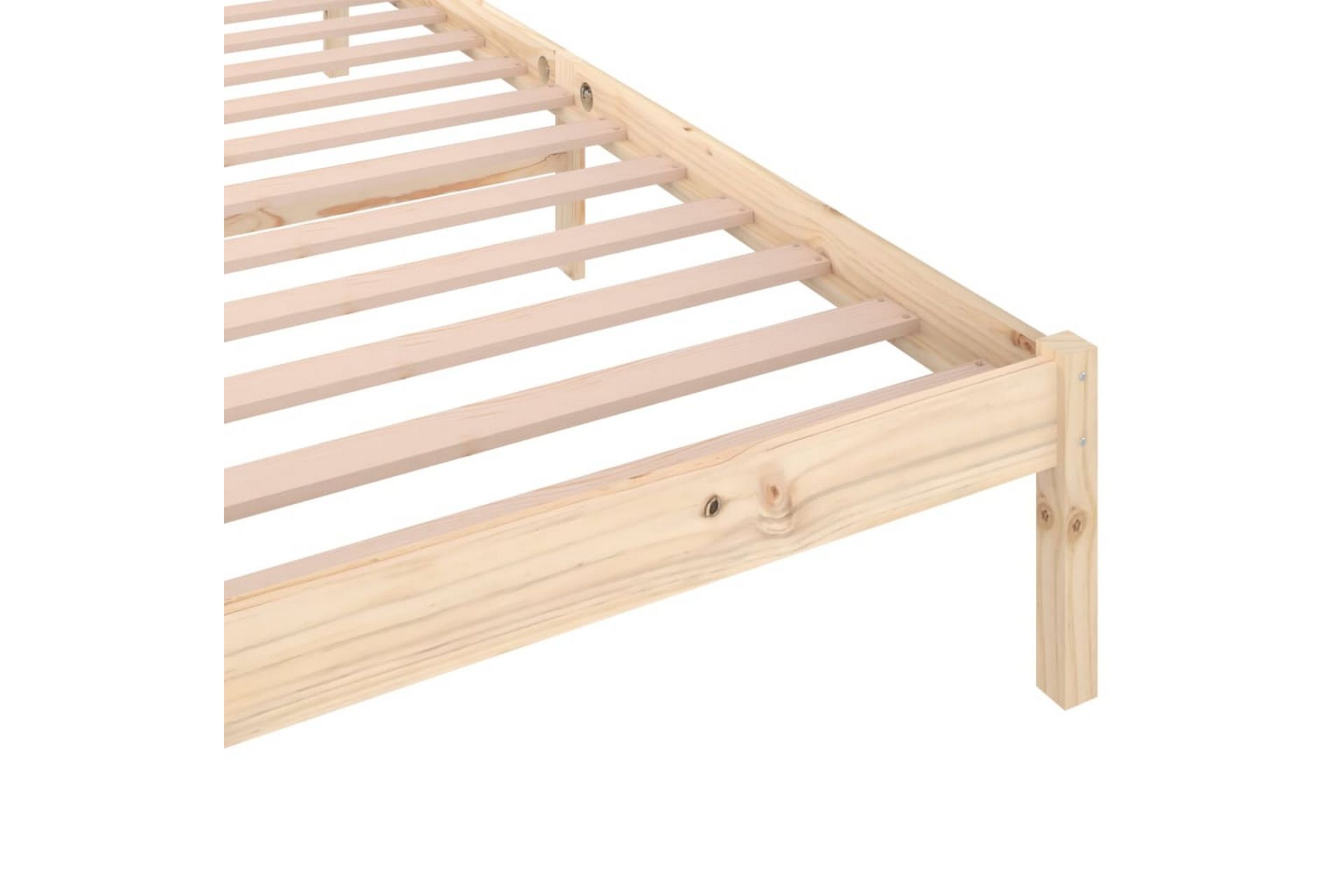 Sengeramme heltre furu 100x200 cm - Brun - Møbler - Senger - Sengeramme & sengestamme