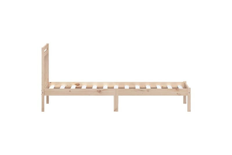 Sengeramme heltre furu 100x200 cm - Brun - Møbler - Senger - Sengeramme & sengestamme