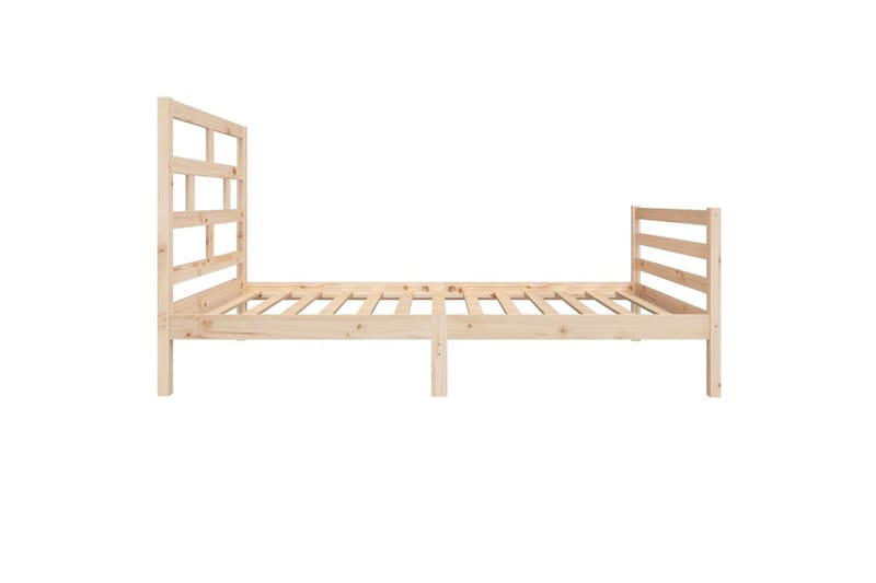 Sengeramme heltre furu 100x200 cm - Brun - Møbler - Senger - Sengeramme & sengestamme