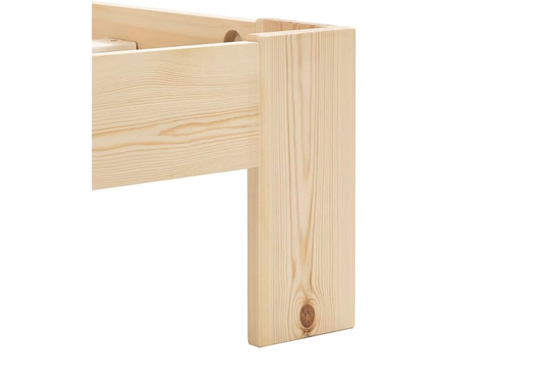 Sengeramme heltre furu 100x200 cm - Brun - Møbler - Senger - Sengeramme & sengestamme