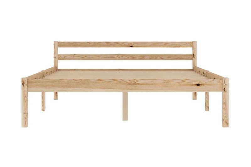 Sengeramme heltre furu 120x200 cm - Brun - Møbler - Senger - Sengeramme & sengestamme