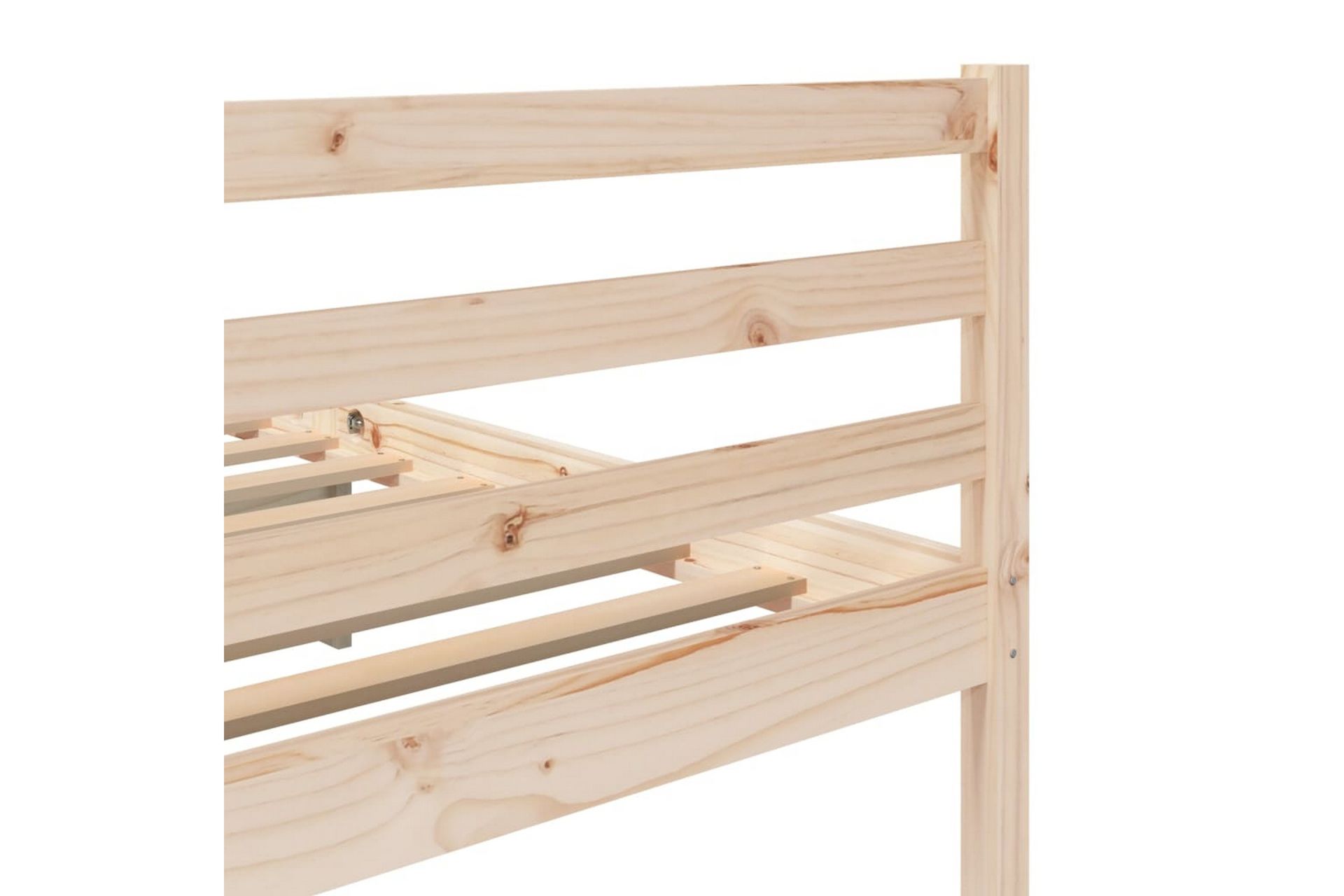 Sengeramme heltre furu 120x200 cm - Brun - Møbler - Senger - Sengeramme & sengestamme