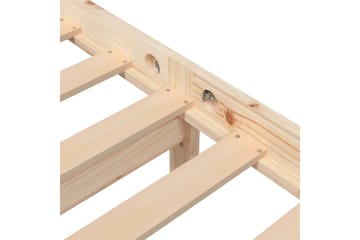 Sengeramme heltre furu 120x200 cm - Brun - Møbler - Senger - Sengeramme & sengestamme